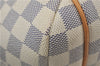 Authentic Louis Vuitton Damier Azur Totally PM Tote Bag White N41280 LV 9375E