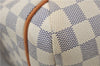 Authentic Louis Vuitton Damier Azur Totally PM Tote Bag White N41280 LV 9375E