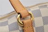Authentic Louis Vuitton Damier Azur Totally PM Tote Bag White N41280 LV 9375E