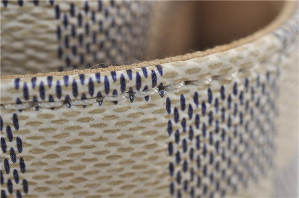 Authentic Louis Vuitton Damier Azur Totally PM Tote Bag White N41280 LV 9375E