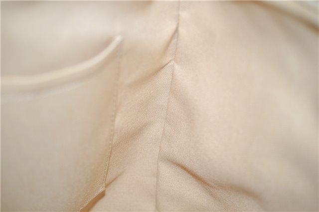 Authentic Louis Vuitton Damier Azur Totally PM Tote Bag White N41280 LV 9375E