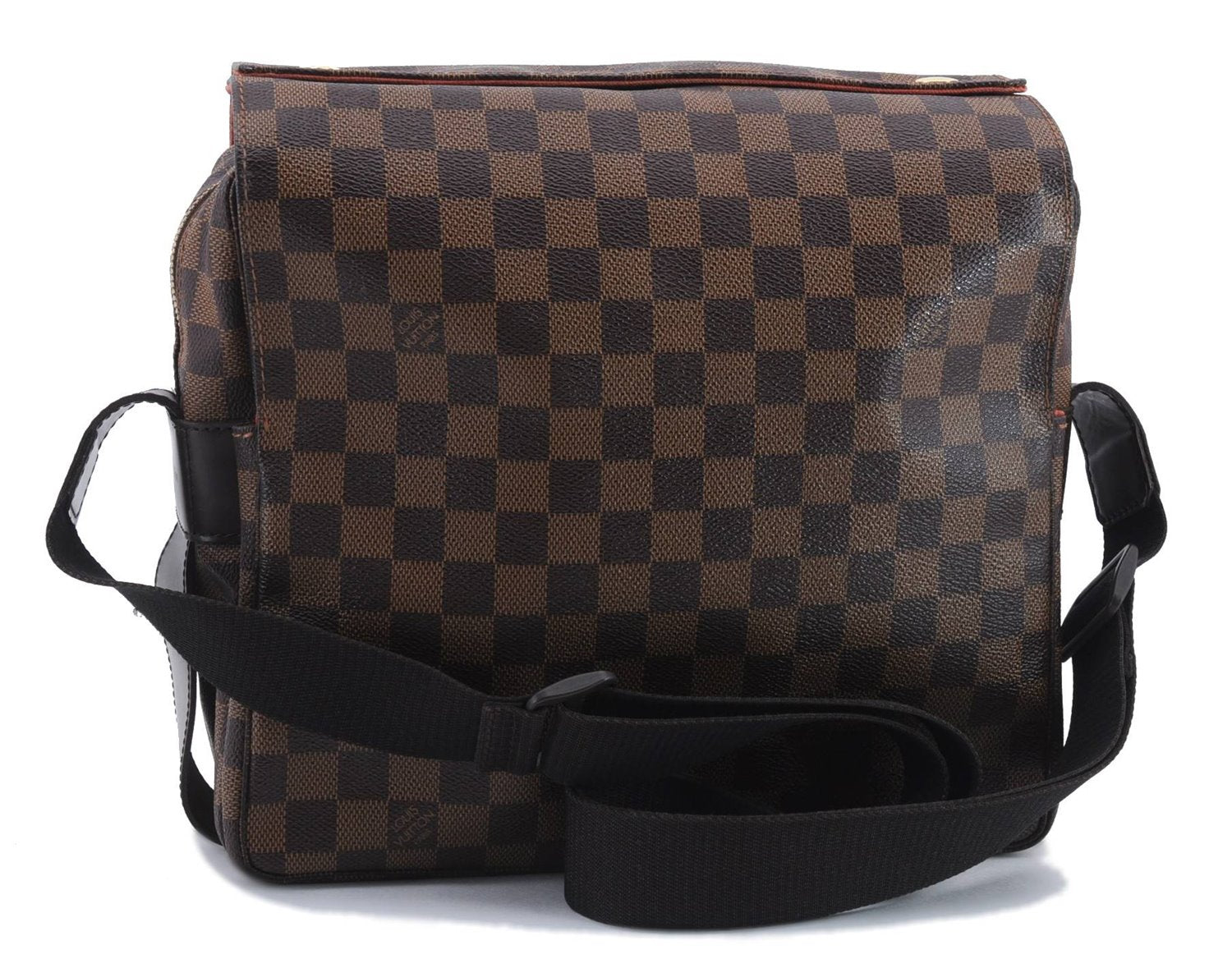Authentic Louis Vuitton Damier Naviglio Shoulder Cross Body Bag N45255 LV 9376C