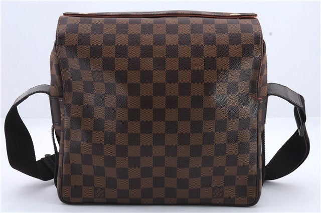 Authentic Louis Vuitton Damier Naviglio Shoulder Cross Body Bag N45255 LV 9376C