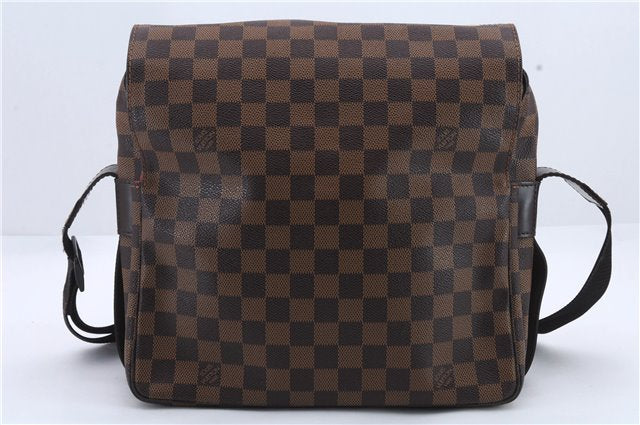 Authentic Louis Vuitton Damier Naviglio Shoulder Cross Body Bag N45255 LV 9376C