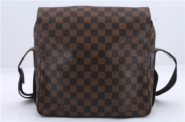 Authentic Louis Vuitton Damier Naviglio Shoulder Cross Body Bag N45255 LV 9376C