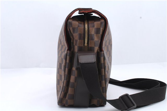 Authentic Louis Vuitton Damier Naviglio Shoulder Cross Body Bag N45255 LV 9376C