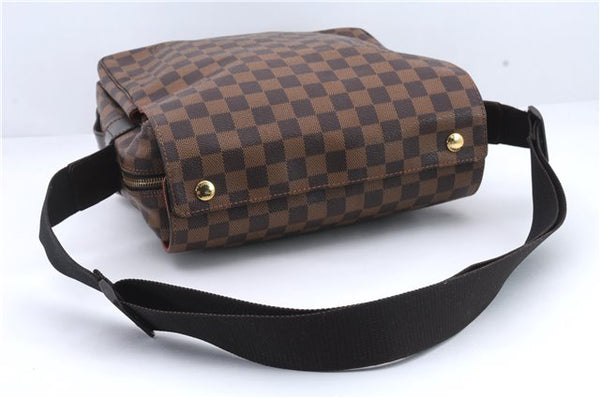 Authentic Louis Vuitton Damier Naviglio Shoulder Cross Body Bag N45255 LV 9376C