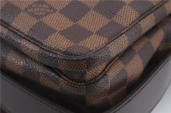 Authentic Louis Vuitton Damier Naviglio Shoulder Cross Body Bag N45255 LV 9376C