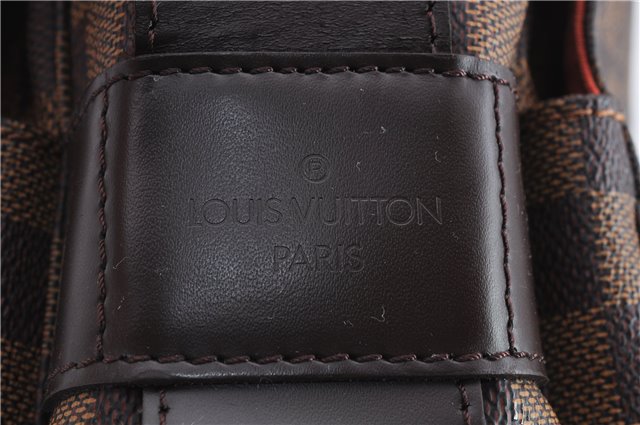 Authentic Louis Vuitton Damier Naviglio Shoulder Cross Body Bag N45255 LV 9376C