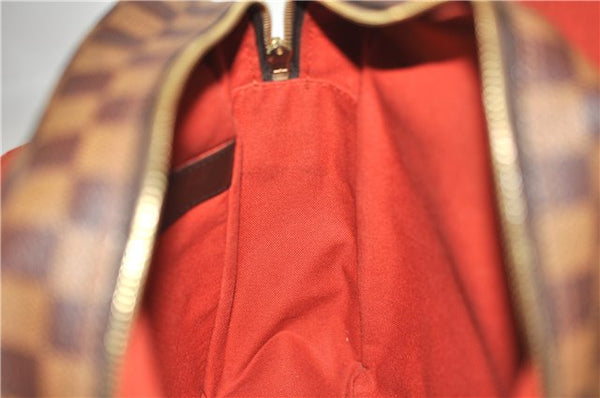 Authentic Louis Vuitton Damier Naviglio Shoulder Cross Body Bag N45255 LV 9376C