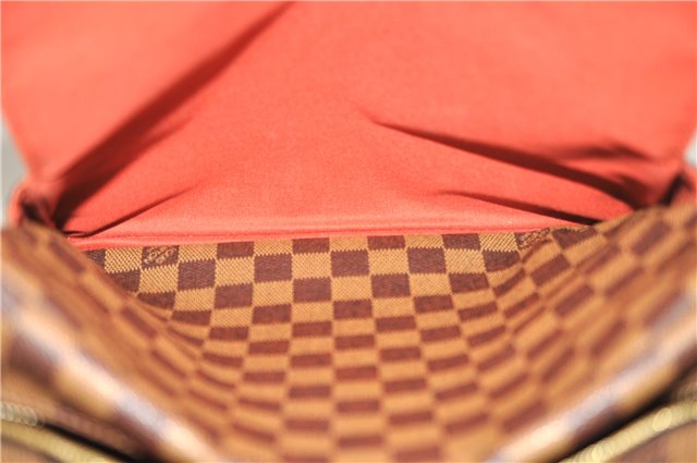 Authentic Louis Vuitton Damier Naviglio Shoulder Cross Body Bag N45255 LV 9376C