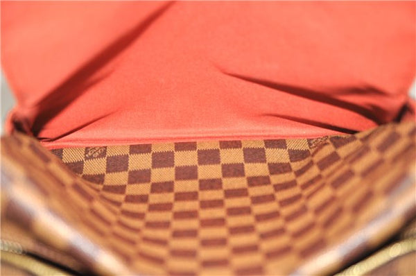 Authentic Louis Vuitton Damier Naviglio Shoulder Cross Body Bag N45255 LV 9376C