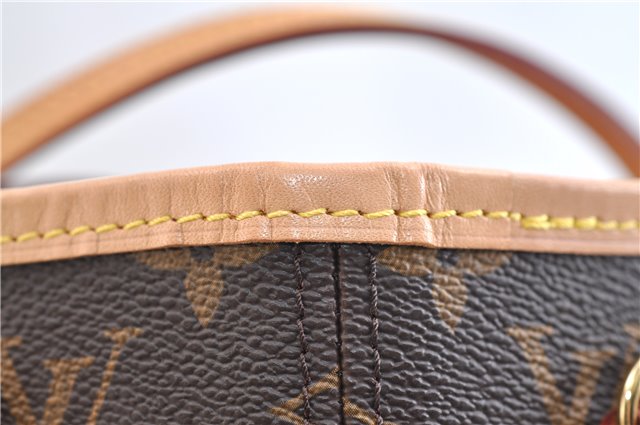 Authentic Louis Vuitton Monogram Neverfull PM Tote Bag Pink M41245 LV 9376E