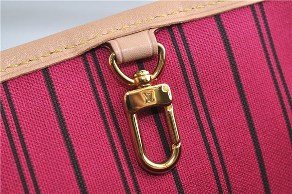Authentic Louis Vuitton Monogram Neverfull PM Tote Bag Pink M41245 LV 9376E
