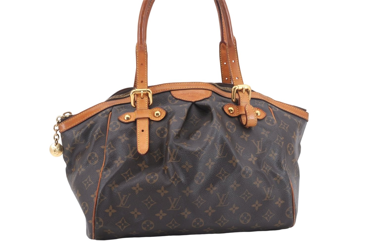 Authentic Louis Vuitton Monogram Tivoli GM Hand Bag M40144 LV 9378D