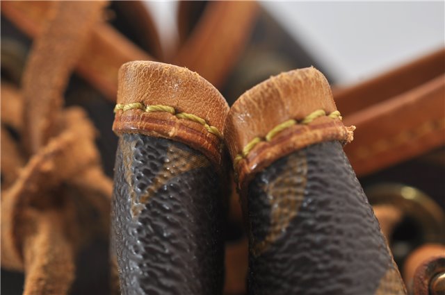 Authentic Louis Vuitton Monogram Noe Shoulder Drawstring Bag M42224 LV 9378E