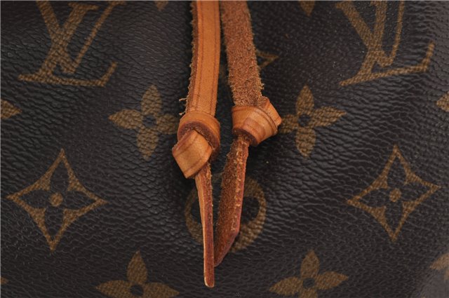 Authentic Louis Vuitton Monogram Noe Shoulder Drawstring Bag M42224 LV 9378E