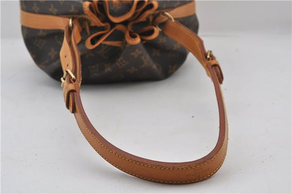 Authentic Louis Vuitton Monogram Noe Shoulder Drawstring Bag M42224 LV 9378E