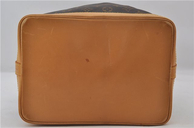 Authentic Louis Vuitton Monogram Noe Shoulder Drawstring Bag M42224 LV 9378E