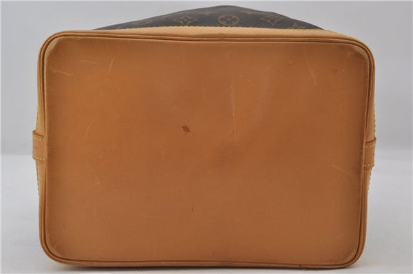 Authentic Louis Vuitton Monogram Noe Shoulder Drawstring Bag M42224 LV 9378E