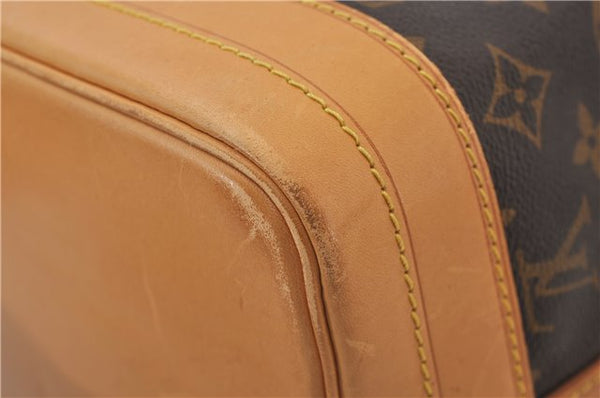 Authentic Louis Vuitton Monogram Noe Shoulder Drawstring Bag M42224 LV 9378E