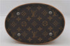 Authentic Louis Vuitton Monogram Bucket PM Shoulder Tote Bag M42238 LV 9379E