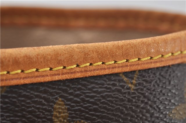 Authentic Louis Vuitton Monogram Bucket PM Shoulder Tote Bag M42238 LV 9379E