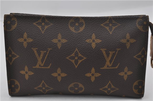 Authentic Louis Vuitton Monogram Bucket PM Shoulder Tote Bag M42238 LV 9379E