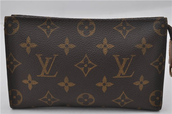 Authentic Louis Vuitton Monogram Bucket PM Shoulder Tote Bag M42238 LV 9379E