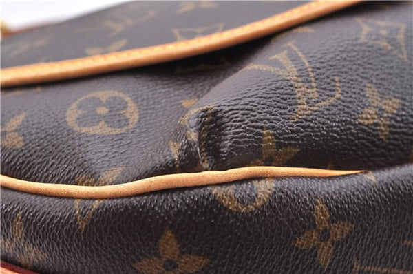 Authentic Louis Vuitton Monogram Tulum PM Shoulder Bag Purse M40076 LV 9380E