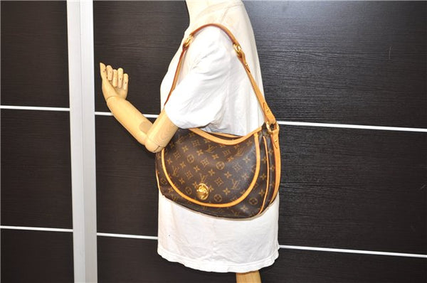 Authentic Louis Vuitton Monogram Tulum PM Shoulder Bag Purse M40076 LV 9380E
