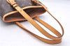 Authentic Louis Vuitton Monogram Bucket PM Shoulder Tote Bag M42238 LV 9381E