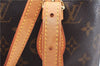 Authentic Louis Vuitton Monogram Bucket PM Shoulder Tote Bag M42238 LV 9381E
