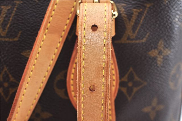 Authentic Louis Vuitton Monogram Bucket PM Shoulder Tote Bag M42238 LV 9381E