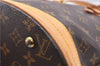 Authentic Louis Vuitton Monogram Bucket PM Shoulder Tote Bag M42238 LV 9381E
