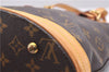 Authentic Louis Vuitton Monogram Bucket PM Shoulder Tote Bag M42238 LV 9381E