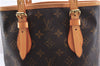 Authentic Louis Vuitton Monogram Bucket PM Shoulder Tote Bag M42238 LV 9381E