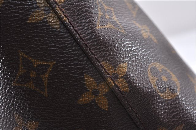 Authentic Louis Vuitton Monogram Bucket PM Shoulder Tote Bag M42238 LV 9381E