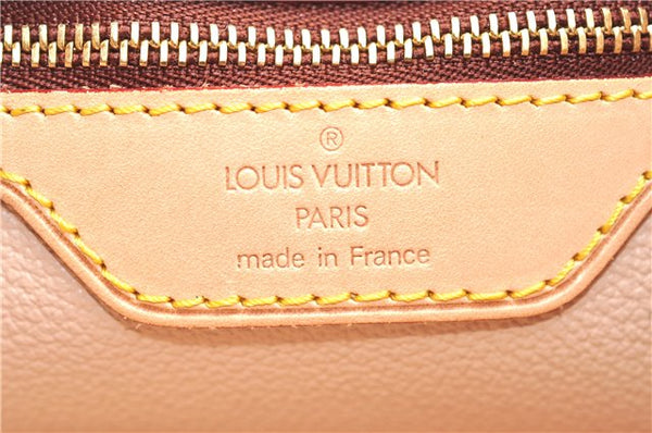 Authentic Louis Vuitton Monogram Bucket PM Shoulder Tote Bag M42238 LV 9381E