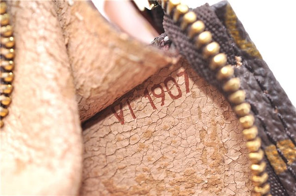 Authentic Louis Vuitton Monogram Bucket PM Shoulder Tote Bag M42238 LV 9381E