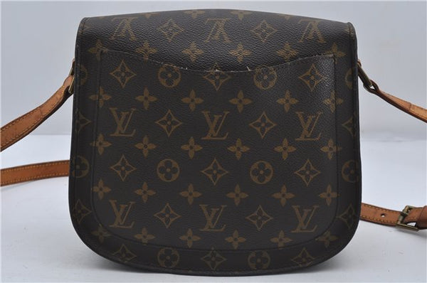 Auth Louis Vuitton Monogram Saint Cloud GM Shoulder Cross Bag M51242 LV 9384D
