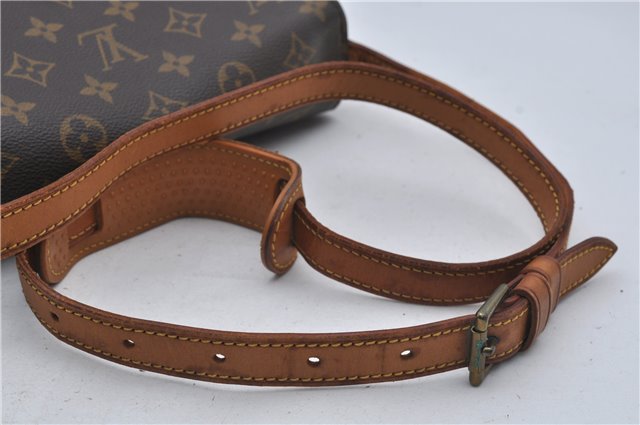 Auth Louis Vuitton Monogram Saint Cloud GM Shoulder Cross Bag M51242 LV 9384D