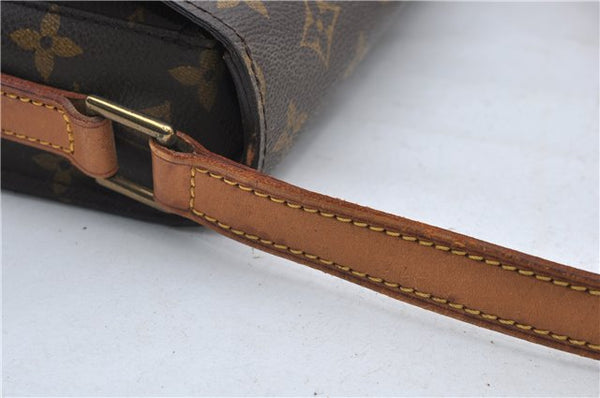 Auth Louis Vuitton Monogram Saint Cloud GM Shoulder Cross Bag M51242 LV 9384D