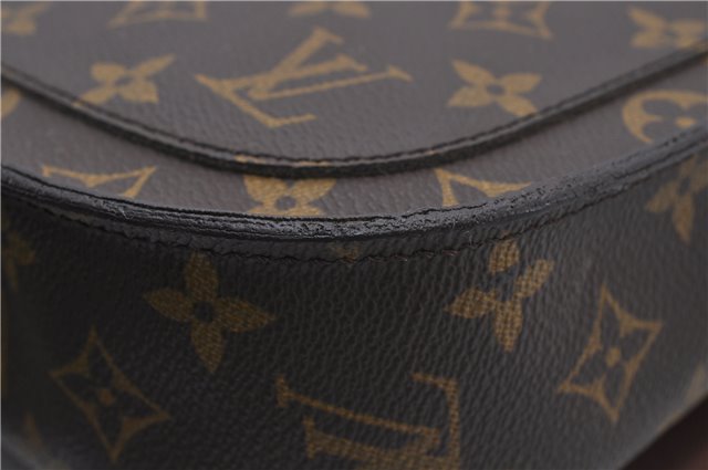 Auth Louis Vuitton Monogram Saint Cloud GM Shoulder Cross Bag M51242 LV 9384D
