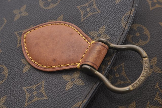 Auth Louis Vuitton Monogram Saint Cloud GM Shoulder Cross Bag M51242 LV 9384D