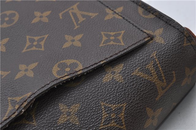 Auth Louis Vuitton Monogram Saint Cloud GM Shoulder Cross Bag M51242 LV 9384D
