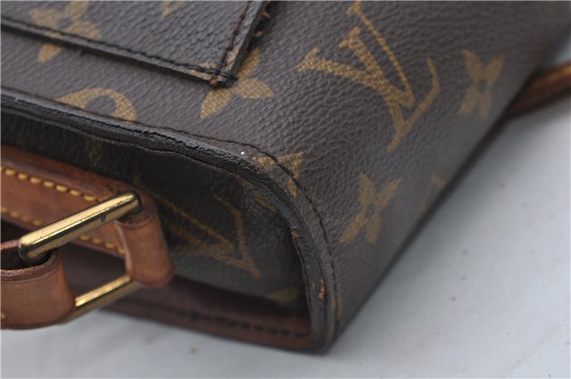 Auth Louis Vuitton Monogram Saint Cloud GM Shoulder Cross Bag M51242 LV 9384D