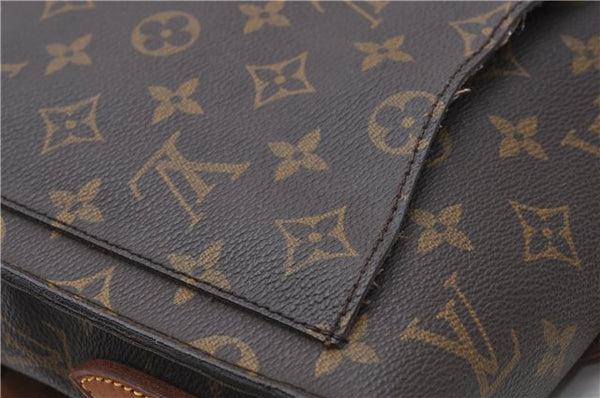 Auth Louis Vuitton Monogram Saint Cloud GM Shoulder Cross Bag M51242 LV 9384D