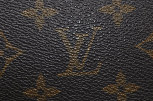 Auth Louis Vuitton Monogram Saint Cloud GM Shoulder Cross Bag M51242 LV 9384D