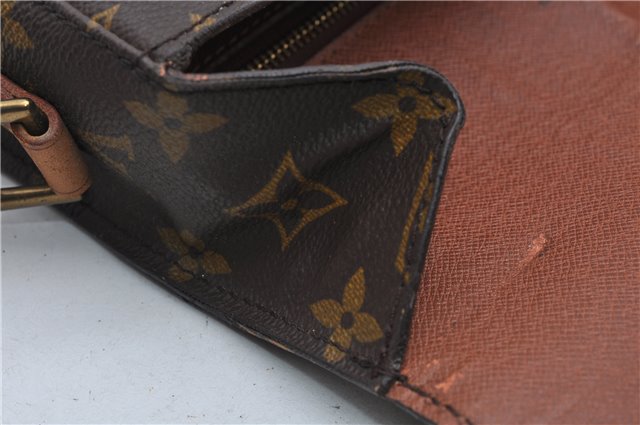 Auth Louis Vuitton Monogram Saint Cloud GM Shoulder Cross Bag M51242 LV 9384D